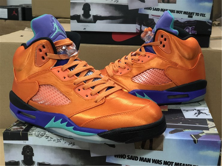 2020 Men Air Jordan 5 Tucker Orange Shoes